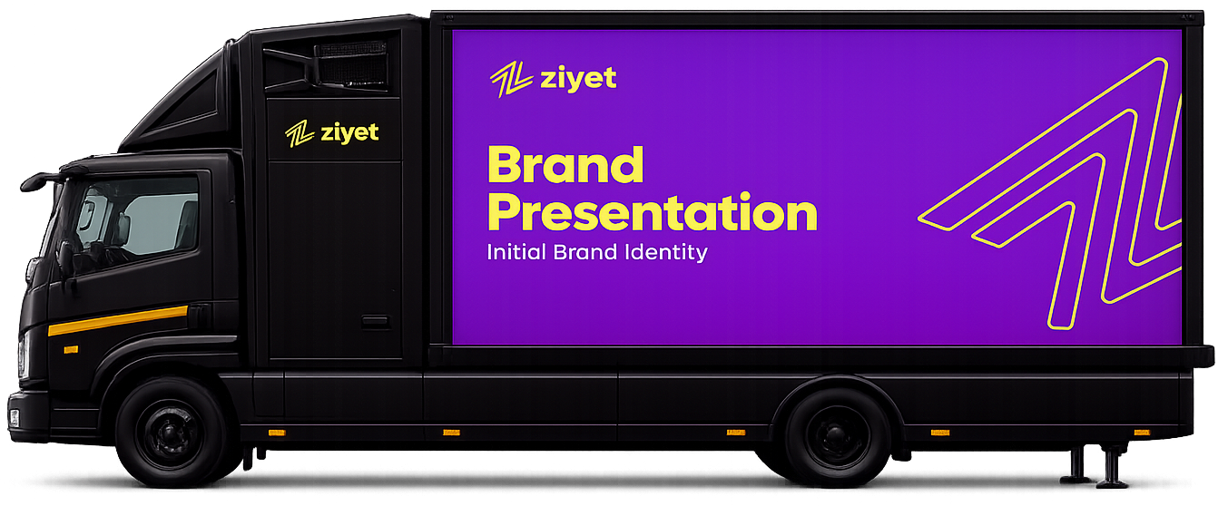 Ziyet mobile LED billboard truck with three-sided HD panels