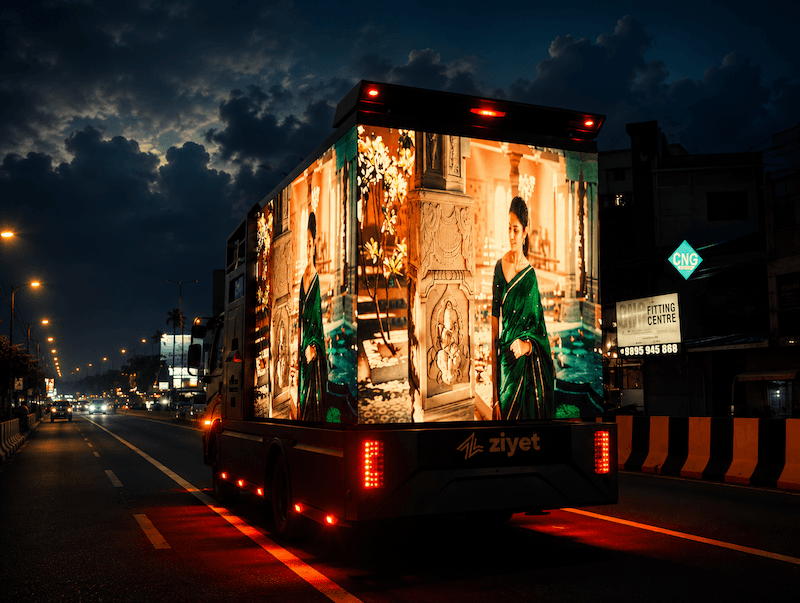 Product Launch – Ziyet LED truck campaign in Kerala